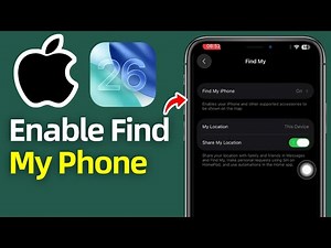 How To Enable Find My iPhone - Step By Step! (2025)
