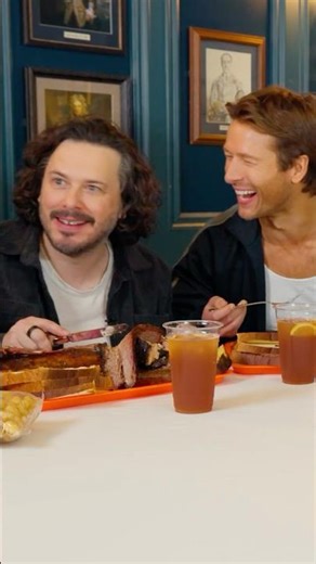 US vs UK Portion Sizes with Glen Powell & Edgar Wright!