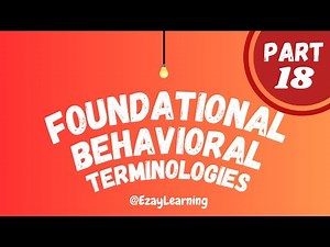 ABAT Exam Preparation Part 18 | Foundational Behavioral Terminologies | Ezay Learning