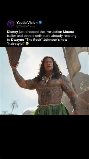 Dwayne “The Rock” Johnson’s new hairstyle ✨