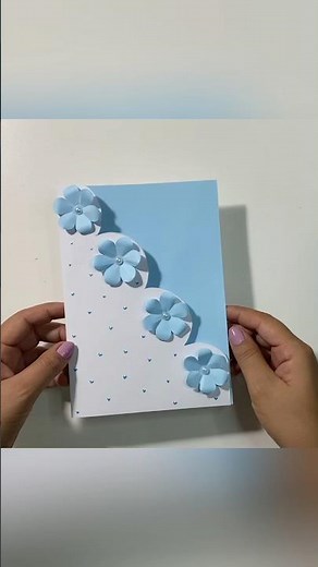 Hermosa Tarjeta para el Día de la Madre 💙 Fácil y Elegante | Hecha a Mano 🌸 #diy #HechoAMano