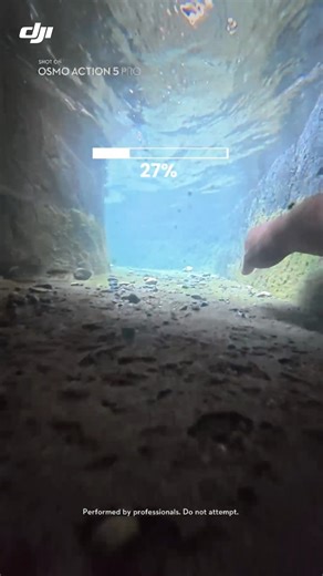 2.9M views · 27K reactions | 錄 Hold your breath — adventure starts where the light fades! Slip through the cave, and the world changes. Schools of fish stream past like silver galaxies, and every turn reveals another hidden world beneath the water. With Osmo Action 5 Pro, even the darkest depths stay alive in detail. : IG/steve-parkour1 #DJI #OsmoAction5Pro #DareToDiscover #UnderwaterAdventure #CaveDiving #ExploreTheUnknown #ActionCamera | DJI | Facebook