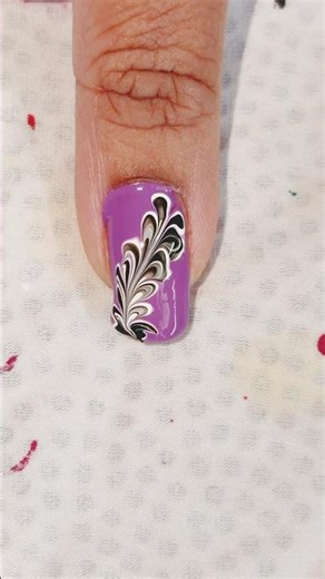 Beginner Friendly Nail Art Using Safety Pin 😍 Easy DIY Nails #shorts