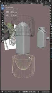 Using Booleans in Blender to make Beveled Container - Part 2/2