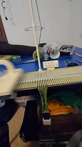 Knitting a tree! #brotherkx350 #knittingmachine | SeckoraStead