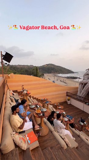 Do follow @spoon.of.taste ✅ Can you guess this famous sundowner place in Goa ? The view though😍🔥 #goa #goaexplore #goatrip #goabeach #goasunset #sundowners #goadiaries #beachside #beachsiderestaurant #sunsetlover #vagator #vagatorbeach #viralreels #trendingreels #sunset #instagrammable #ambience #sea #seaview #sunset #goavibes #northgoa #clara | Pranay Salavkar
