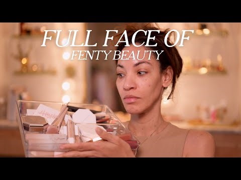 Fenty being sold!? Doing full face of fenty beauty makeup #sajbeautymom