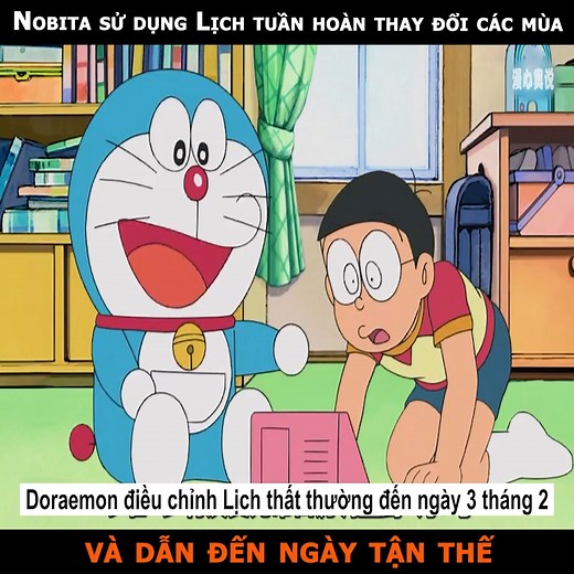 103K views · 1.8K reactions | Việc Nobita sử dụng Lịch tuần hoàn, thường xuyên thay đổi các mùa và ngày tháng, dẫn đến ngày tận thế | Setup reels | Facebook