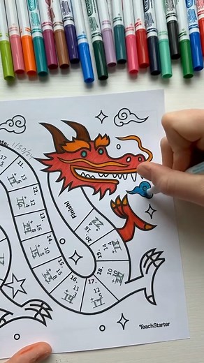 Capture your students’ interest in math drills for all four operations with these fun dragon-themed differentiated math worksheets! 🐉 Click here to download > https://bit.ly/3RwzLlv | Teach Starter