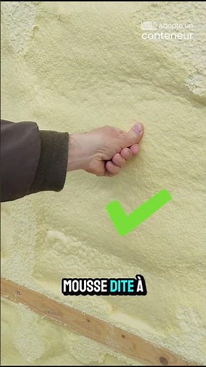 Isolation d'un #container par l'extérieur avec de la mousse polyuréthane