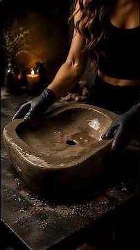 Creating a Glowing Stone Sink From Scratch ✨