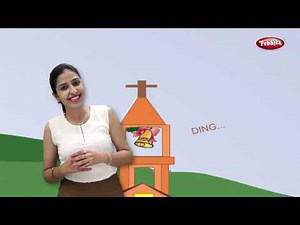 Ding Dong Bell With Actions | Nursery Rhymes For Kids With Lyrics | Action Songs For Children