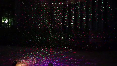 Laser Christmas Lights,Outdoor Garden Laser Lights Projector, Motion Star 3 Color Red Green Blue,Water Proof,Suitable for Outdoor Garden Decorative
