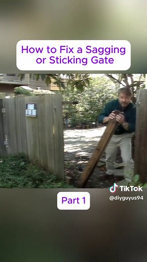 How to Fix a Sagging or Sticking Gate: Easy DIY Tips