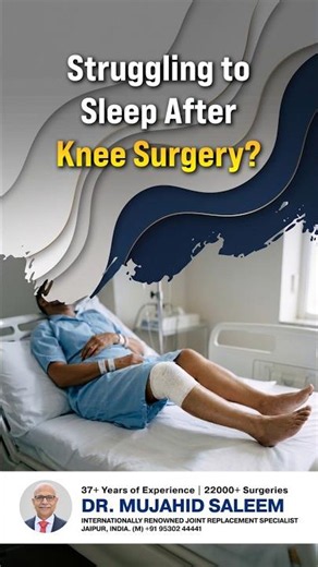 Can't Sleep After Knee Replacement? Watch This!