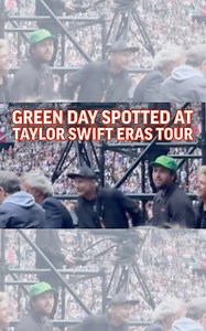 Green Day spotted at Taylor Swift's Eras tour | The US Sun - Entertainment