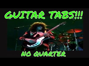 Fingerstyle Guitar tabs easy version Led Zeppelin No Quarter {TABS}