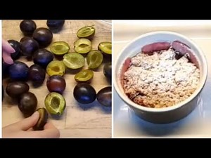 Plum Crumble (easy/quick)