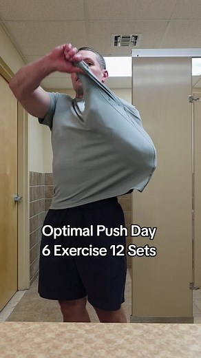 Optimal Push Day: 6-Exercise 12-Set Push Workout (Incline DB, Dips, Shoulders)
