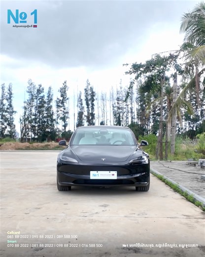 607 reactions | Tesla Model 3+ ជារថយន្តអគ្គិសនីបែប Sedan...