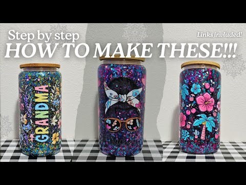 ✨ DIY Snow Globe Cups | Easy Holiday Craft Idea! ✨