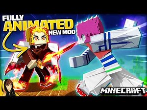 NEW Animated Demon Slayer Mod JUST DROPPED!! (Kimetsu No Yaiba)