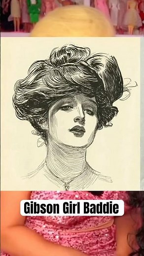 Gibson Girl - Messy Bun Baddie #eras