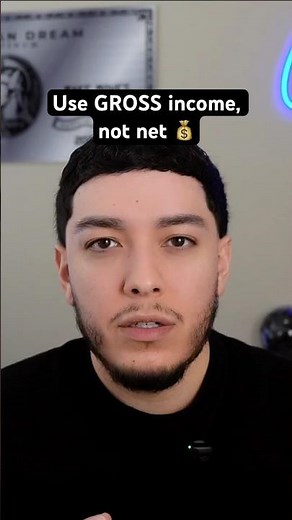 Always Use Your GROSS Income on Credit Apps 💰