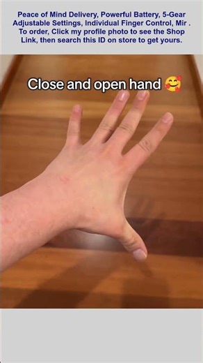 Automatic finger exercise.