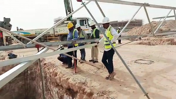 “132 kV Transmission Line Tower (UED 6MBE & 4MLE) – Chimney Foundation Concrete Work”