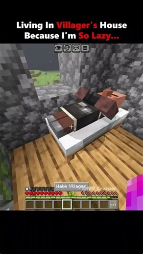 Minecraft, But I Living In Villager's House...