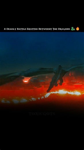 Ice Dragon vs Fire Dragon! 🔥❄️ | The Long Night Battle #shorts #got #toxicgots