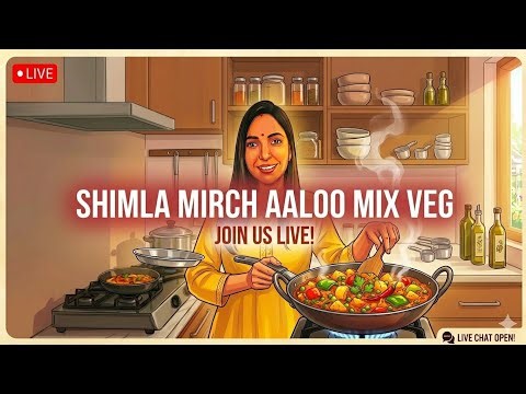 The Ultimate Shimla Mirch Aaloo Recipe LIVE!