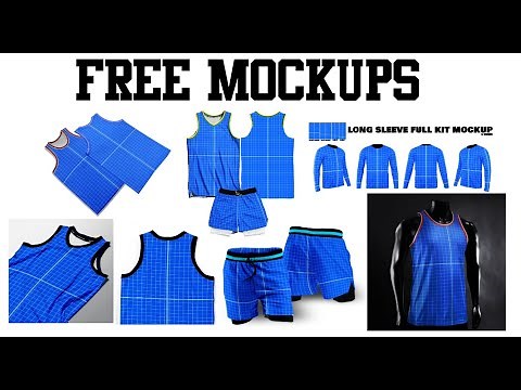 FREE BASKETBALL JERSEY MOCKUP & PATTERN DESIGN ( PSD & TIF DOWNLOAD)