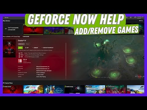 Add & Remove Games on GeForce NOW in 2024 (Easy Guide)