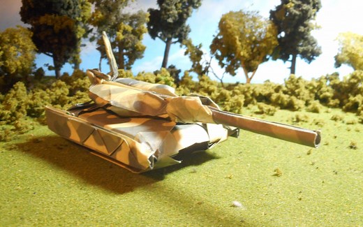 【折纸搬运】坦克 设计：Jayson Merrill