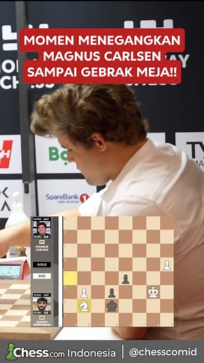 958K views · 9.9K reactions | Momen MENEGANGKAN! Pertandingan sengit antara Juara Dunia Catur vs. Pecatur No.1 Dunia #catur #chess #chesstok #chessvideo #chessvideos #chesscom #chessindonesia #caturindonesia #caturdunia #caturonline #taktikcatur #maincatur #trikcatur #pecaturindonesia #chesscomindonesia #skakmat #caramaincatur #magnuscarlsen #grandmaster #memecatur #chessmemes #norwaychess #gukesh | Chess.com - Indonesia | Facebook