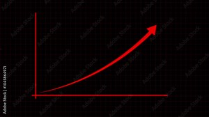 Creative Graph hand drawn arrow chart growing up. Business growth arrow and graph chart, Business line arrow, improvement, business strategy, arrow rising up