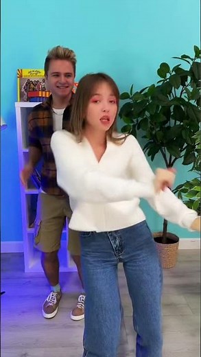 DANCING WITH LILY IS A SPECIAL KIND OF FUN😇 Making A TikTok Teens #123Go #shorts