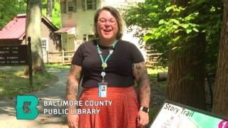 Take your adventure outside with a visit to our Story Trails! We have four locations across the county and books rotate every few months so your family can keep going back for more. Learn more: https://bit.ly/3XPoEpF | Baltimore County Public Library
