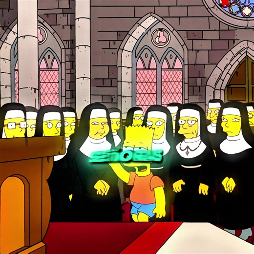 Lisa descubre el secreto del convento.#simpsons | los simpson