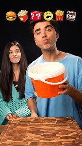 EAT or SKIP Challenge with Popcorn & Netflix #eating #challenge #foodies #foryoupage #popcorn | McBang ASMR
