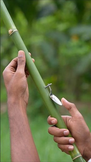 Creative spoon and bamboo toys #Diy #Craft #Toys