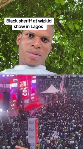 Black Sherif at Wizkid Show in Lagos