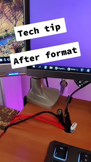 After format tech tip! #follow #greek #tech #tips #windows #pc