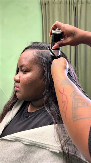 Try being a perfectionist and parting your clients hair ✨ Took me a whole Beyoncé some to get it done. I know yall see them lil strands I was separating. Just crazy 😩 #fyp #hairtok #quickweavetutorial #hairtutorial #atlquickweaves