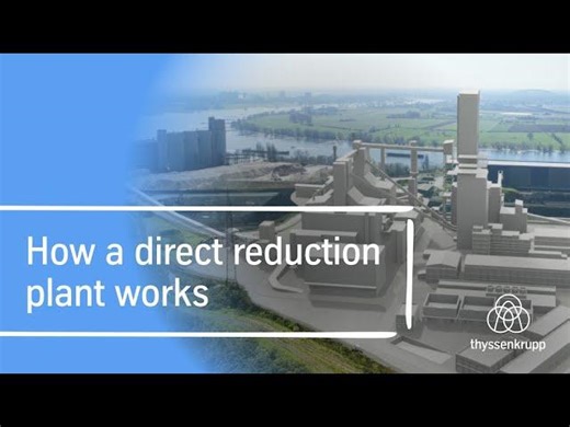 How a direct reduction plant works – explained in 5 minutes | Luigi Renosto