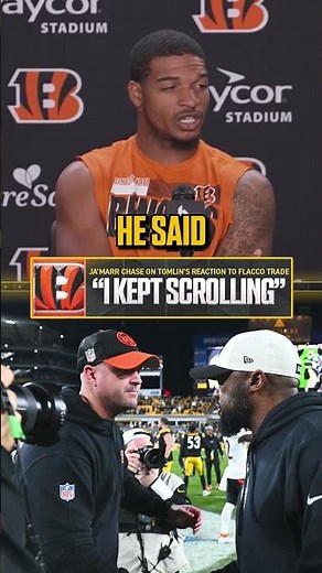 Ja'Marr is just like us 😅 #NFL #BENGALS
