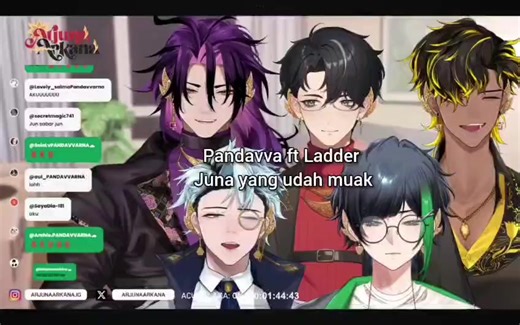 Pandavva Core di Stream kemarin malam ft Rumah Ladder jadi korban (Laddernya juga jadi korban😭) #Pandavva #ArjunaArkana #BimaBayusena #YudistiraYogendra #NakulaNalendra #SadewaSagara