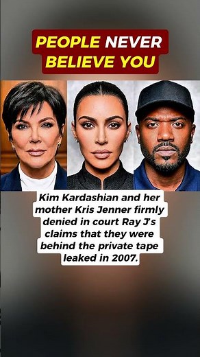 “We didn’t leak it!” Kim Kardashian and Kris Jenner’s statements in court
